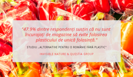 Studiu: Alternative pentru o Românie fără plastic – percepții și comportamente ale românilor